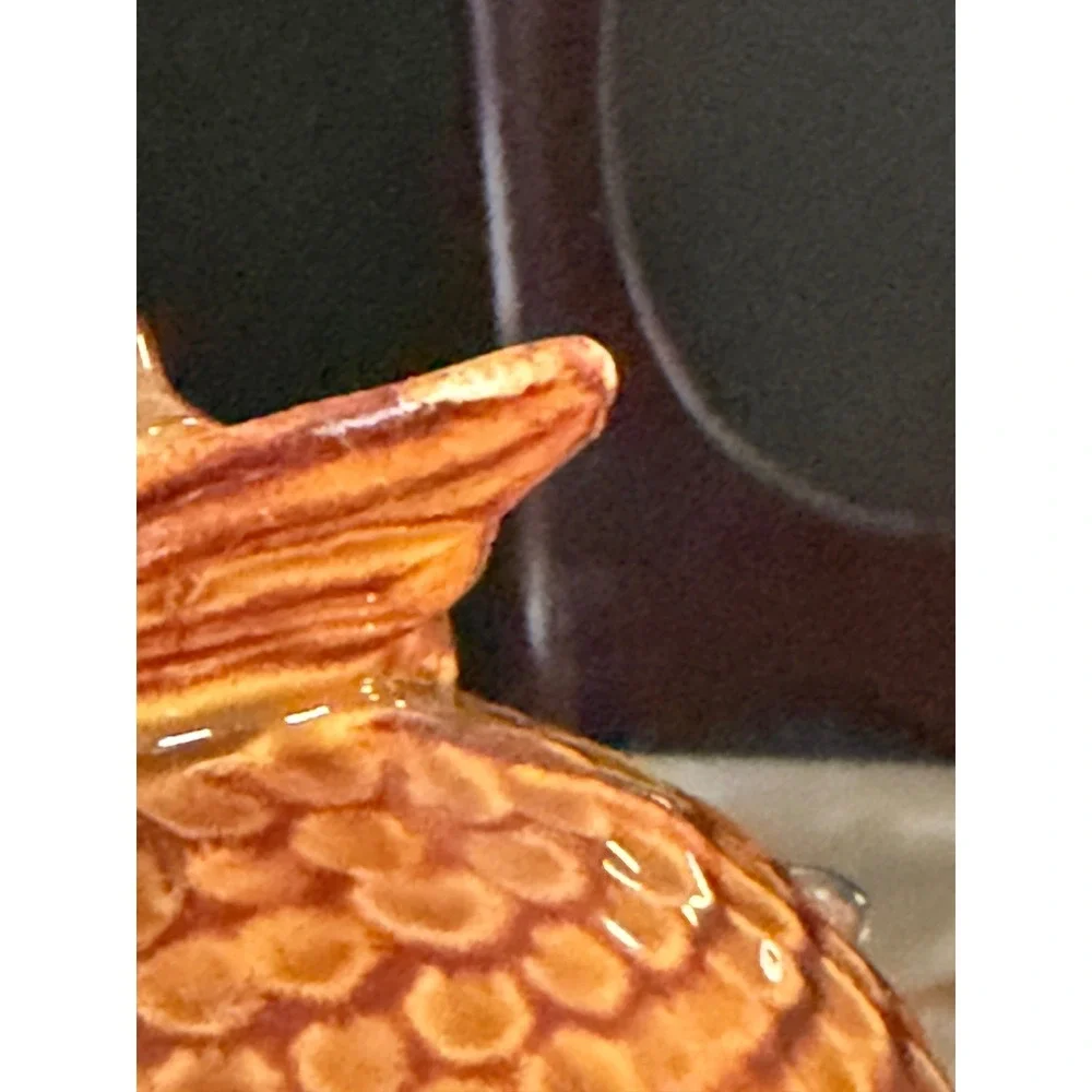 Cherokee Pottery Honey Pot Beehive Jar Bee Finial Brown Glazed Signed